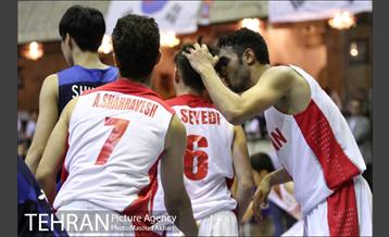 دیدار بسکتبال ایران و کره جنوبی در جوانان آسیا 20
