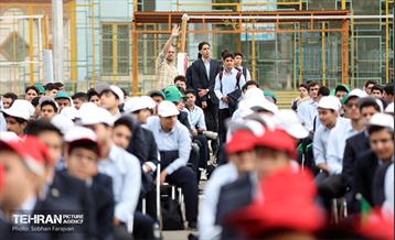 آئین بازگشایی مدرسه البرز 41