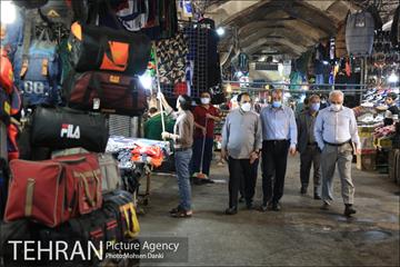 بازدید معاون شهرسازی و معماری شهرداری تهران و شهردار منطقه ۱۲ از بازار امین السلطان 6