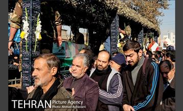 تشییع و تدفین دو شهید گمنام در بوستان گلزار منطقه 17 7