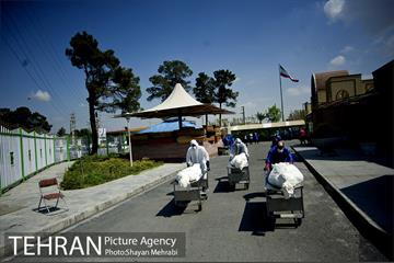 تطهیر و تدفین جانباختگان کرونایی در بهشت زهرا(س) 17