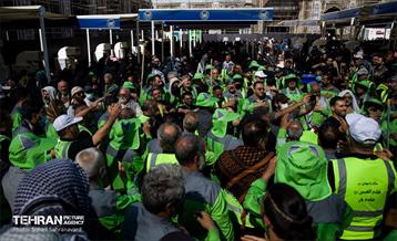 دسته عزاداری پاکبانان شهر تهران در کربلا 7