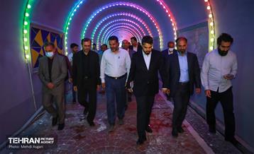 افتتاح بزرگترین تونل نقش و نور کشور در بوستان نهج‌البلاغه 10