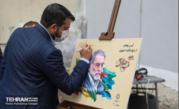 ایین رونمایی از دیوارنگاره شهید فخری زاده  15