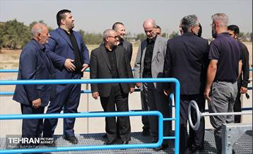 آیین بهره برداری از فاز دوم تصفیه خانه خلیج فارس منطقه ۱۹  16