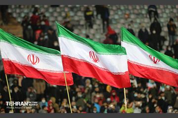 جشن و شادی بازیکنان و کادر فنی تیم ملی ایران پس از صعود به جام جهانی 2022