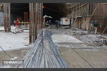 بازدید دانشجویان از پروژه ایستگاه مترو تختی 13