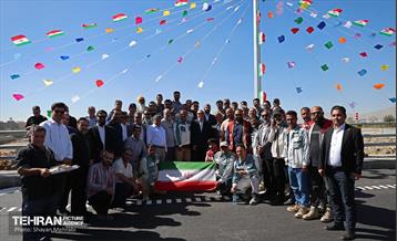 آیین افتتاح دسترسی شمال به جنوب بزرگراه آیت‌الله سعیدی 9