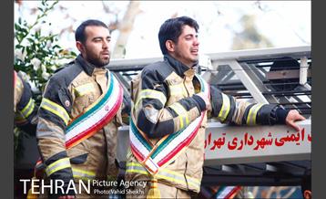 تشییع پیکر شهید آتش نشان سید احسان جامعی 19