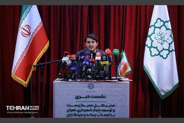 نشست خبری مدیرکل محیط زیست و توسعه پایدار شهرداری تهران  11