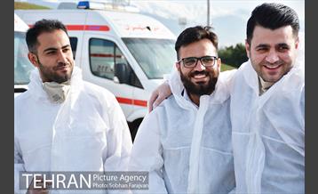 تحویل سال نو در پایگاه عملیات ویژه اورژانس تهران 14