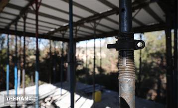 ساخت اسکان کارگری در پارک جنگلی لویزان