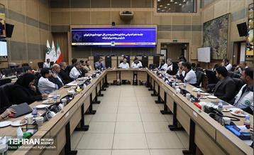 بازدید مدیرکل حوزه شهردار تهران از سازمان پیشگیری و مدیریت بحران شهر تهران 14