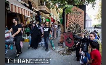 بازار سیاهه فروشان در آستانه محرم 30