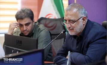 نشست شهردار تهران با معاون حمل و نقل و ترافیک شهرداری 2