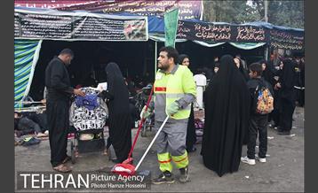 ارائه خدمات نیرو های خادم الحسین (ع) در کربلا 29