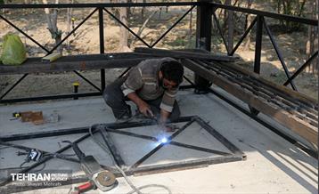 آخرین مراحل ساخت بوستان مادر و کودک "باغ نظر" 25