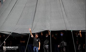 خیمه سوزان ظهر عاشورا در چهار راه گلوبندک  11