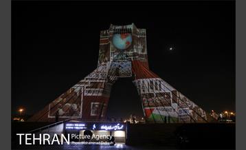 اجرای نورپردازی سه بعدی با موضوع اعلام همدردی با مردم مظلوم غزه  6