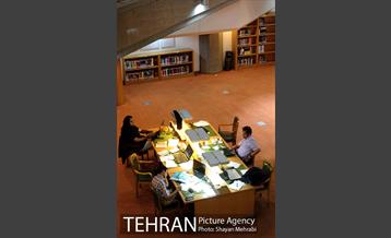 کتابخانه ملی در فصل امتحانات 7