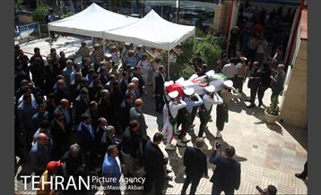 تشییع پیکر بهمن گلبارنژاد دوچرخه سوار ملی پوش ایران در پارالمپیک‎ 9