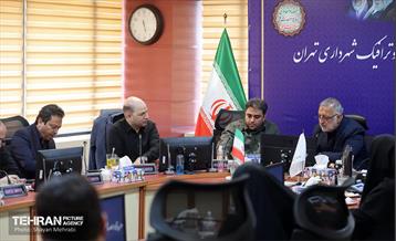 نشست شهردار تهران با معاون حمل و نقل و ترافیک شهرداری 4