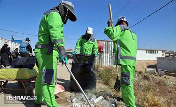 خدمات نیروهای پاکبان شهر تهران در اربعین حسینی 20