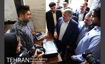 حضور محسن هاشمی در مسجد فخریه برای انتخابات شورایاری ها 2