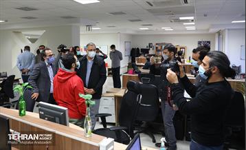 بازدید شهردار تهران از موسسه همشهری 22