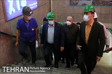 بازدید رئیس شورای شهر از زیرگذر چهارراه گلوبندک 14