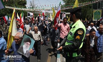 راهپیمایی مردمی علیه تهاجم رژیم صهیونیستی به ایران 26