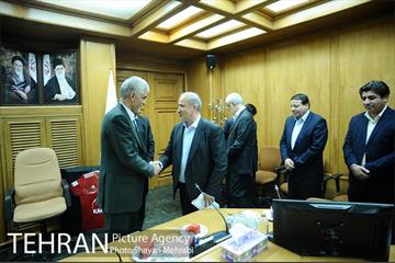 دیدار اعضای فدراسیون فوتبال با شهردار تهران 46