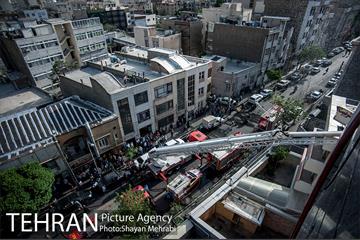 آتش سوزی پاساژ مهستان-2 17
