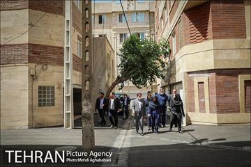 بازدید مهندس شاپور رستمی معاون هماهنگی و امور مناطق شهرداری تهران از پروژه های منطقه ۸ 12
