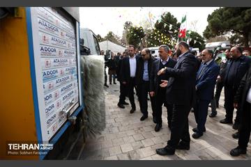 رونمایی از ماشین آلات سازمان مدیریت پسماند 17