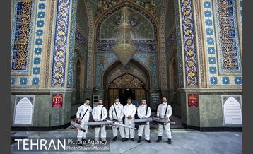 عملیات ضدعفونی امامزاده صالح(ع) 26