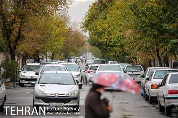 بارش باران پاییزی در تهران 6