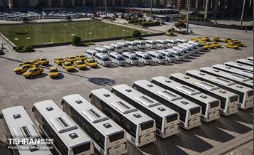 آیین رونمایی مرحله نخست واگذاری ناوگان حمل و نقل شهری 15