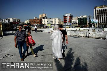 پروژه ساماندهی میدان هفتم تیر در آستانه بهره برداری 18