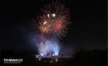 نورافشانی در پل طبیعت  1