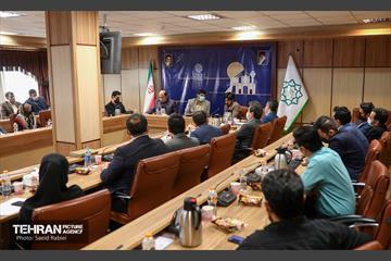 جلسه تودیع و معارفه رئیس مرکز ارتباطات و امور بین الملل شهرداری تهران 16
