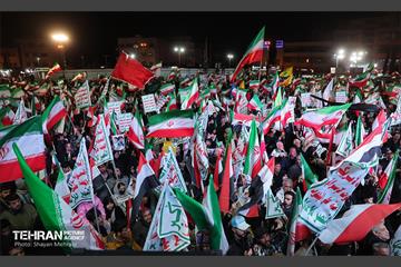 اجتماع مردم غیور تهران در قدردانی از همراهی جبهه مقاومت یمن 7