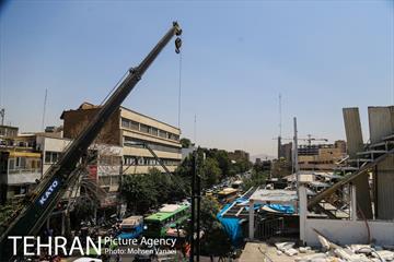 رفع خطر طبقه سوم پاساژ 102 در خیابان امام خمینی(ره)  8