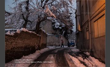 محله ده ونک در روزهای برفی تهران 27