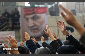 تشییع پیکر ۲۰۰ شهید گمنام دفاع مقدس در تهران 70