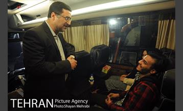 سرپرست شهرداری تهران و رئیس مرکز ارتباطات و امور بین الملل شهرداری تهران در بازدید از فعالیت‌های شبانه شهرداری و زندگی شبانه مردم تهران 24
