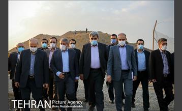 مراسم آغاز عملیات احداث پایانه متروی آزادگان 17