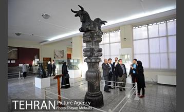 یازدید شهردار مونترال از موزه ملی ایران 12