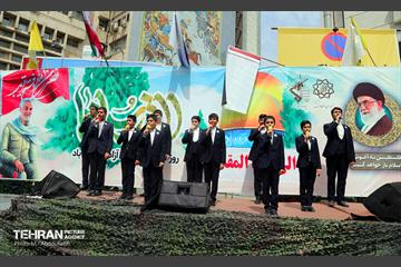 پردیس های فرهنگی شهرداری تهران در مسیر راهپیمایی روز قدس 21
