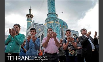 نماز عید فطر در امامزاده صالح(ع) 14